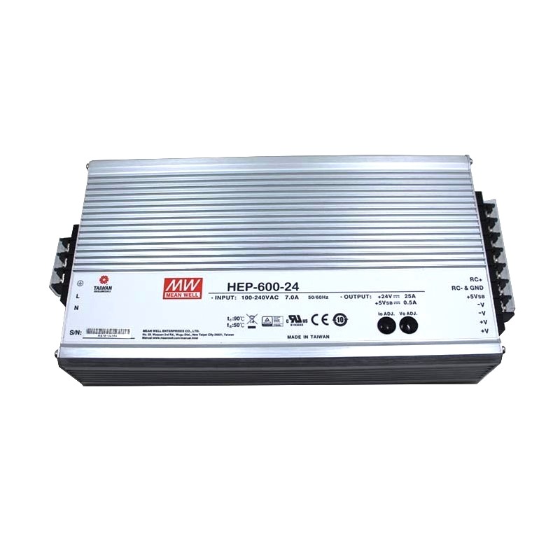 powernex Mean Well neuf HEP-600-24 24 V 25 A 600 W Switching Power Supply